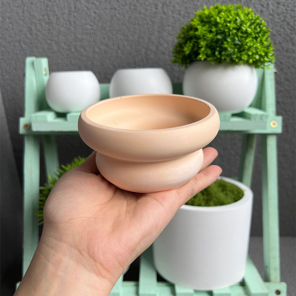 Kugelförmiger Blumentopf Beton – Potsticker Mold Bewertung und Preis