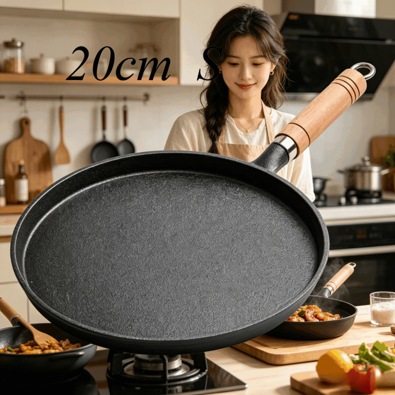 20cm Gusseisenpfanne mit Holzg – Cast Iron Corn Bewertung und Preis